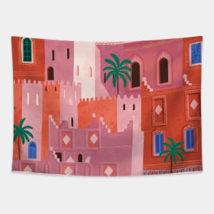 Sunset in Morocco Tapestry