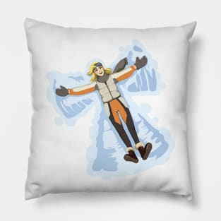 Mercy Snow Angel Pillow