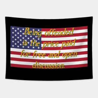 Being offended flag Tapestry