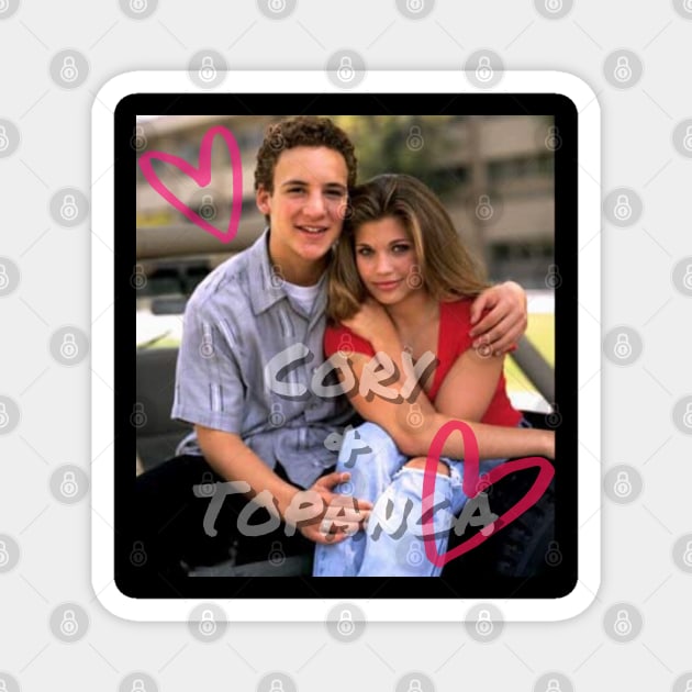 Cory and Topanga- Boy Meets World Magnet by Kindly Wicked