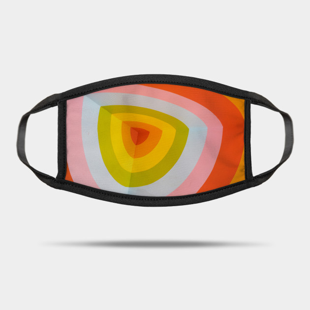 Rainbow Abstract Rainbow Mask Teepublic