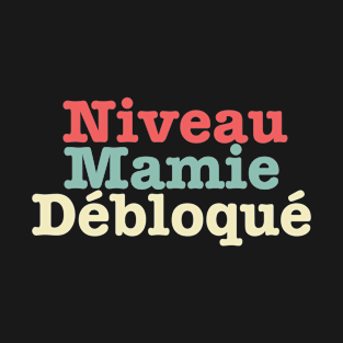 niveau mamie débloqué grand mère Gamer T-Shirt