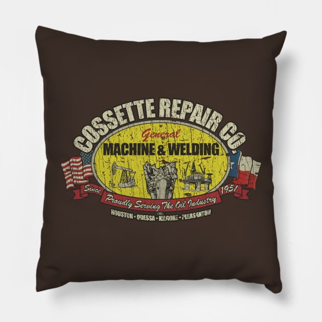 Cossette Repair Co. 1951 Pillow by JCD666