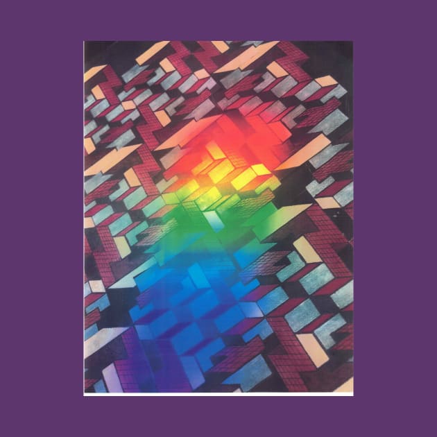 RAINBOW TESSELATION by TheFlatlyIllusionalStore