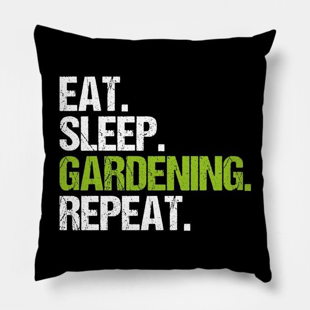 Gardener Horticulturist Garden Grower Gardening Pillow by Krautshirts