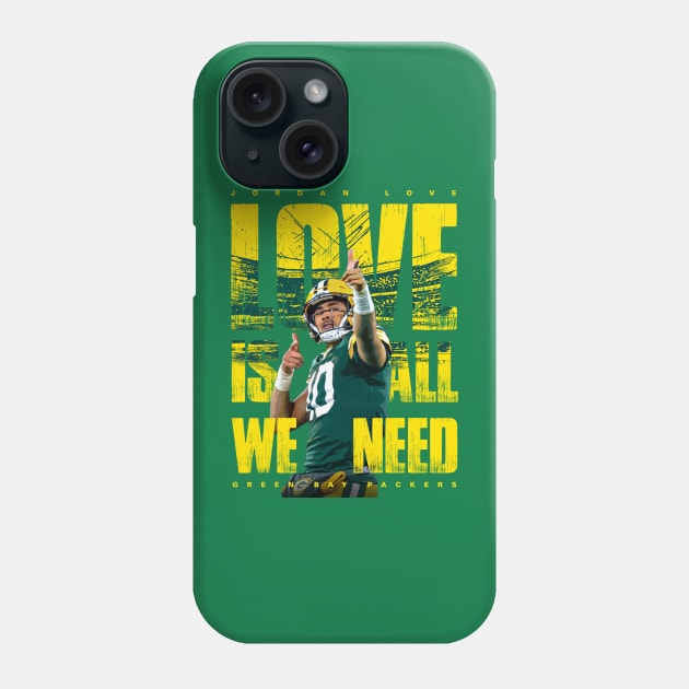 Jordan Love Phone Case by Juantamad