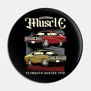 1970 Plymouth Duster Muscle Car Pin