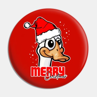 Goose and christmas Pin