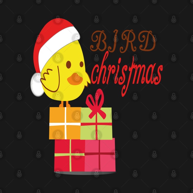 Bird Merry Christmas by TOPTshirt