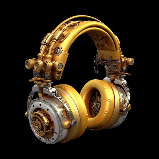 Steampunk Headphones by DavidLoblaw