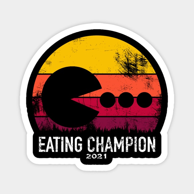 Eating Champion - Retro Videogames Magnet by LuisP96