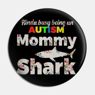 Autism Mommy For Christmas Pin