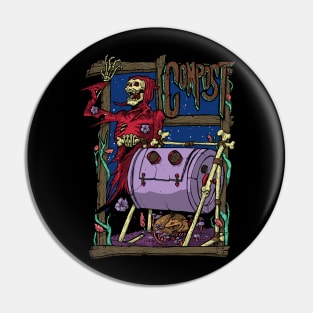 Compost Full Color Shirt Trauma Series Pin