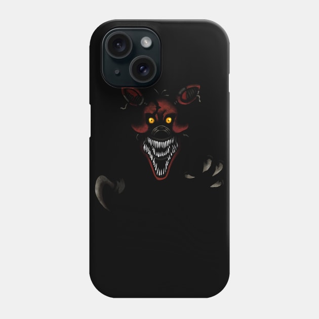 Five Nights at Freddy's Fnaf4 Nightmare Foxy Phone Case by Kaiserin