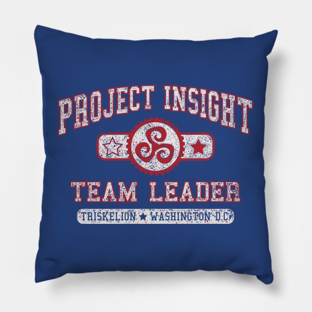 TRISKELION TEAM LEADER (PATRIOT MODE) Pillow by DCLawrenceUK