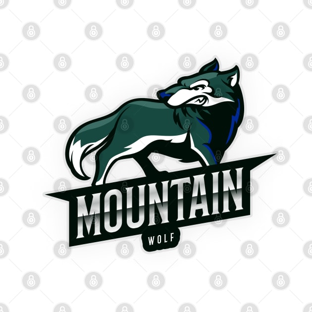 Mountain wolf by Wolf Clothing Co