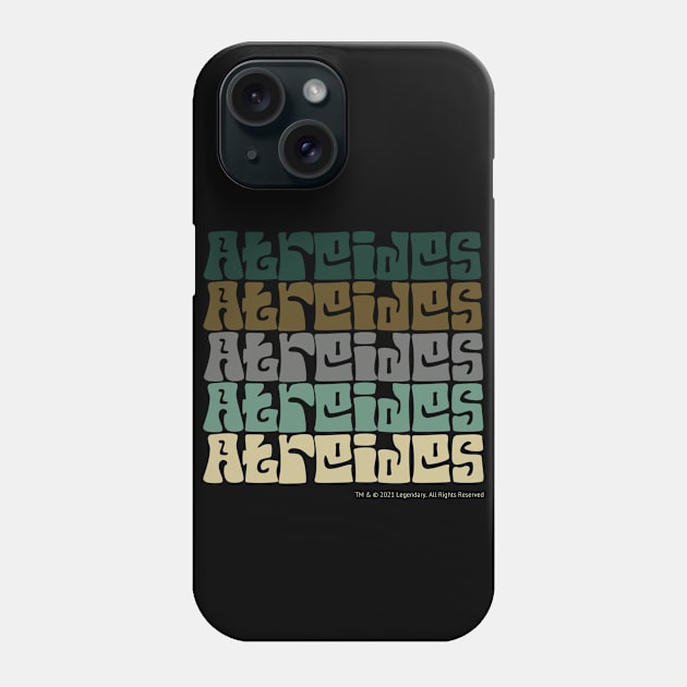 Atreides Typography - Dune Phone Case by Slightly Unhinged