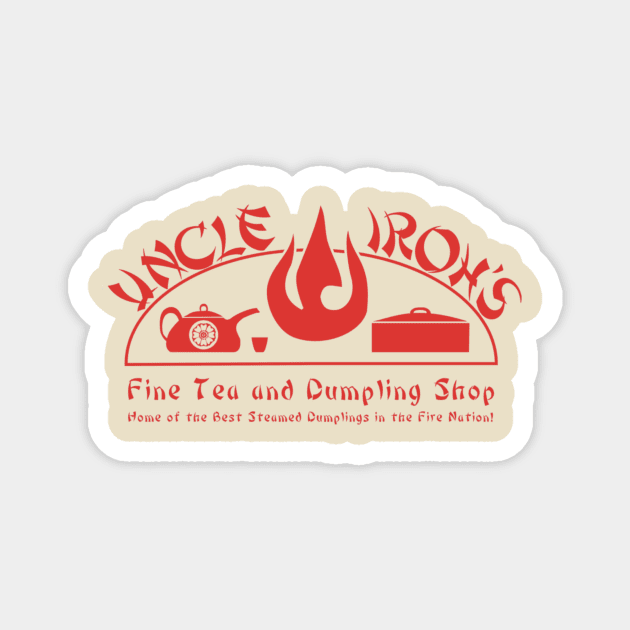 Uncle Iroh's Fine Tea Shop Magnet by NevermoreShirts