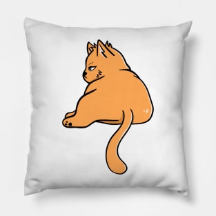 Orange Cat Pillow