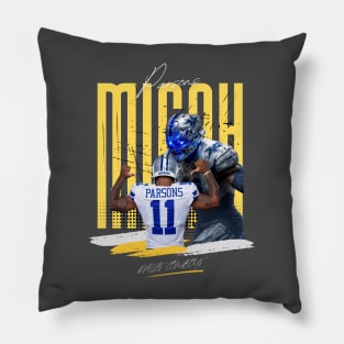 MICAH PARSONS DALLAS COWBOYS NUMBER 11 Pillow