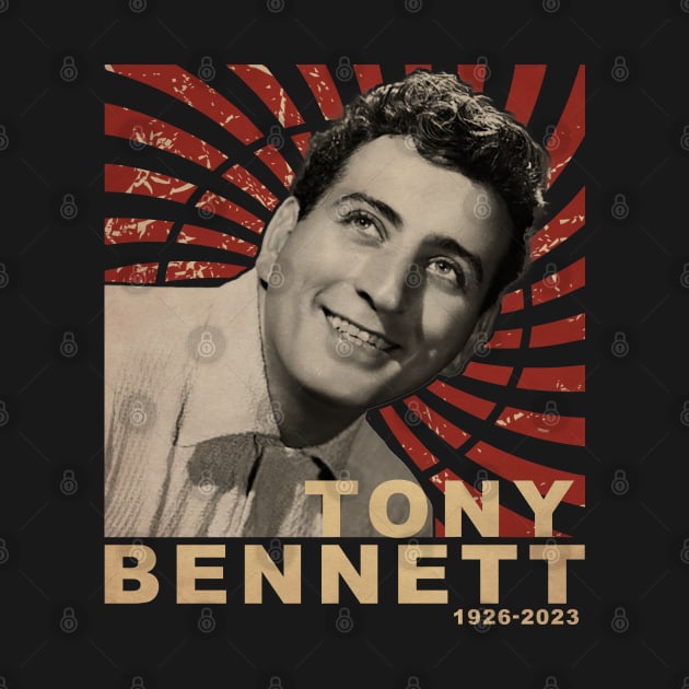 tony bennett - vintage retro design by oeyadrawingshop