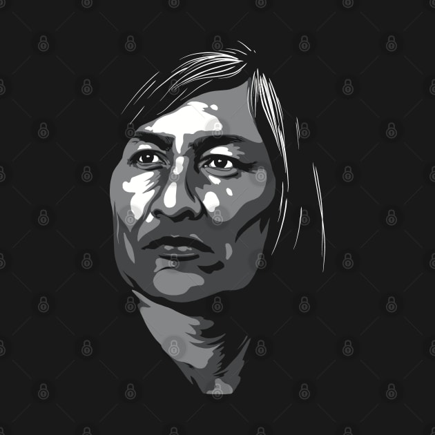 Will Sampson greyscale by @johnnehill