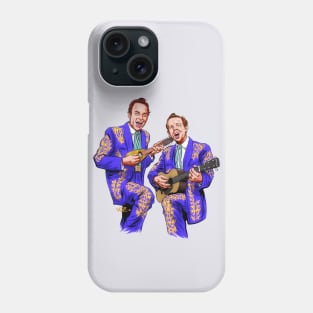 The Louvin Brothers - An illustration by Paul Cemmick Phone Case
