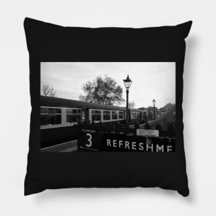 A view of North Weald railway station Pillow