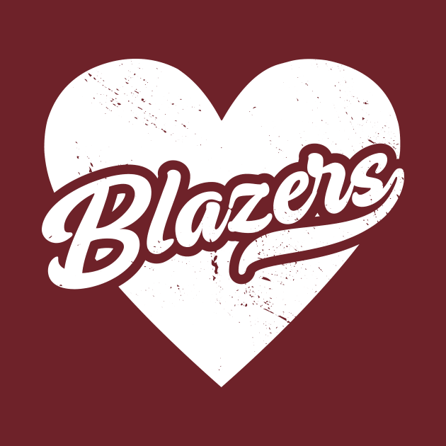 Vintage Blazers School Spirit // High School Football Mascot // Go Blazers by SLAG_Creative