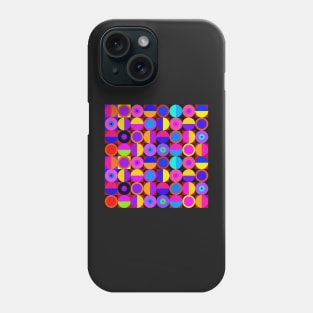 colorful neo geo pattern Phone Case