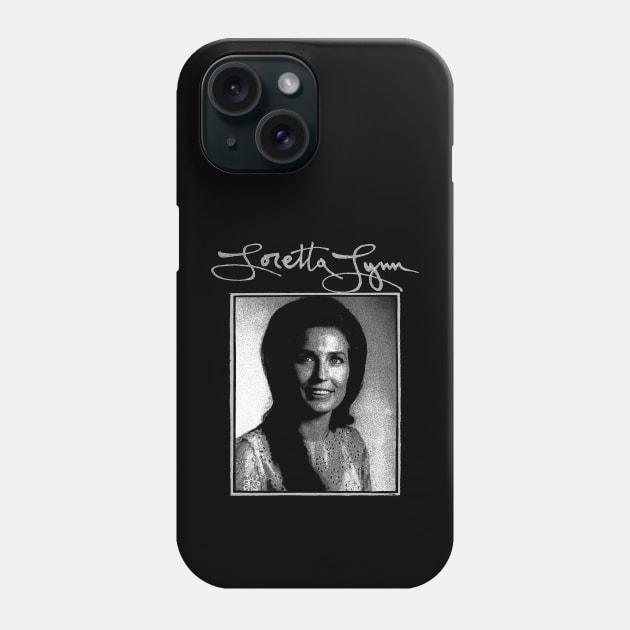 Loretta Lynn Phone Case by PUBLIC BURNING