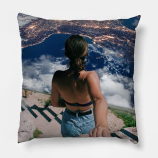 Take Me to the Edge of the World Pillow