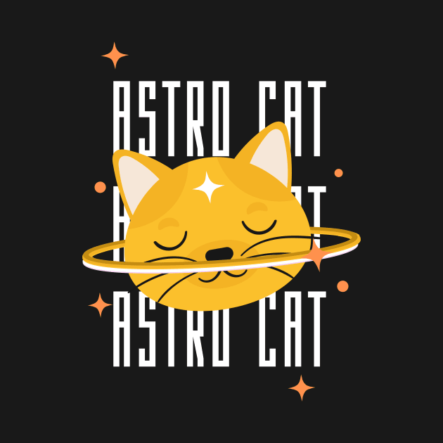 Yellow Astrocat by Graphica01