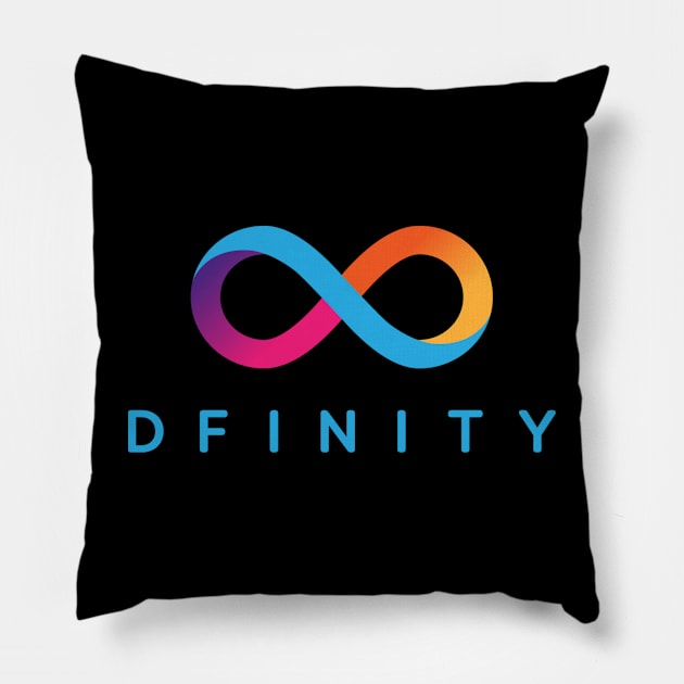 Dfinity Crypto ICP Token Internet computer protocol Cryptocurrency coin Pillow by JayD World