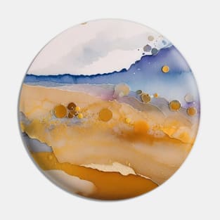 Abstract Landscape Pin