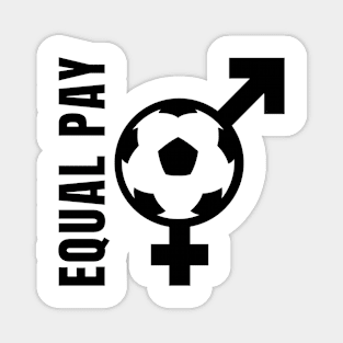 Equal Pay For Equal Play, USA Soccer Team, Women's Soccer Magnet