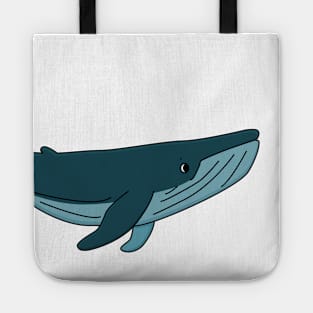 Cute blue whale Tote