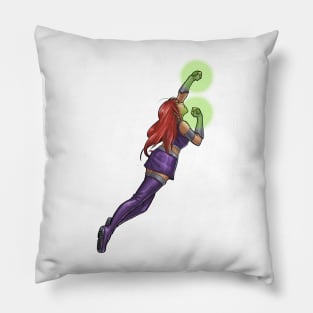 Starfire - Righteous Fury Pillow