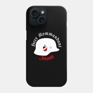 German Soldier Jawohl Heer Kommandant Phone Case