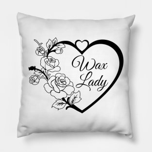 wax lady Pillow