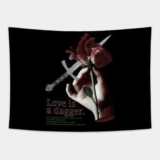 Love Dagger Tapestry