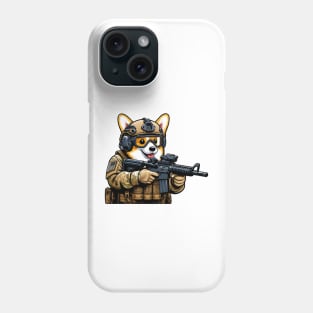 Tactical Corgi Phone Case