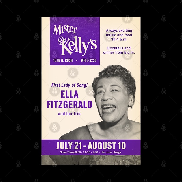 Ella - Live at Mister Kelly's - Chicago, IL - 1958 by info@secondtakejazzart.com