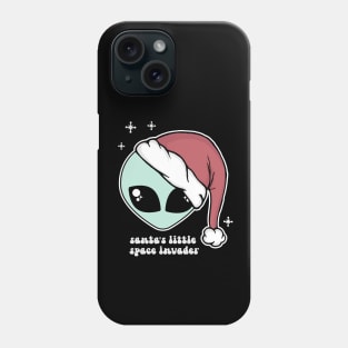 Santa's Little Space Invader Phone Case