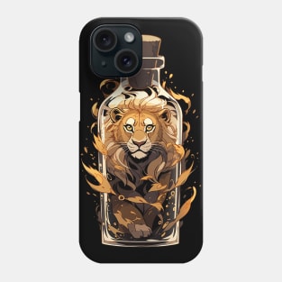 lion in a bottle Phone Case