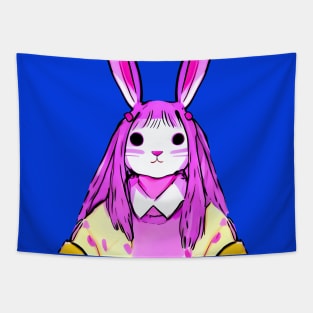 Anime Easter Bunny back version (MD23ETR021) Tapestry