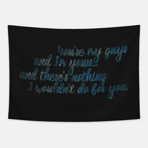 West Wing Toby Ziegler Quote Tapestry by baranskini