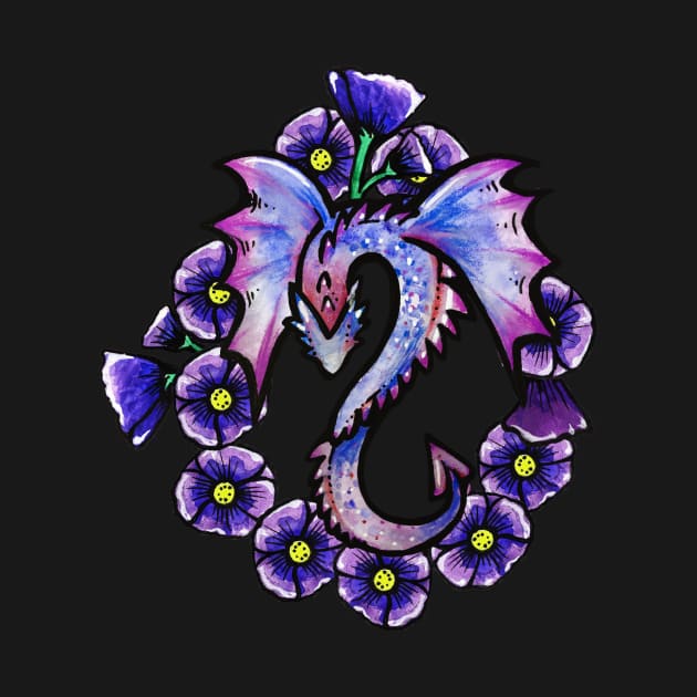Purple Dragon by bubbsnugg