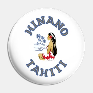 Hinano Tahiti Beer Cotton Pin