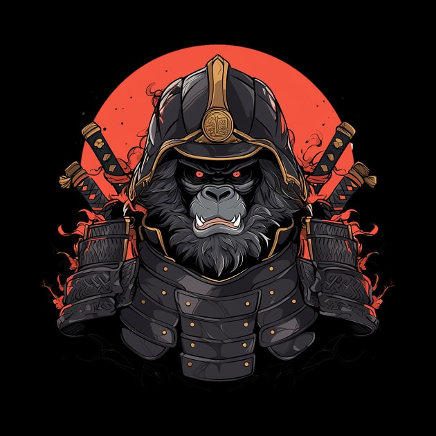 gorilla samurai by fancy ghost